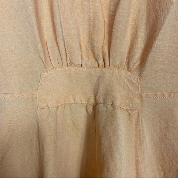 Free People Shining Sun Orange Tie-Front Jumpsuit - Picture 11 of 14